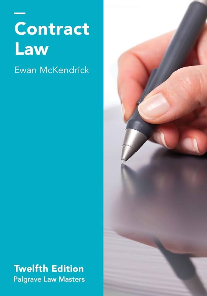 Contract Law (Macmillan Law Masters): McKendrick, Ewan